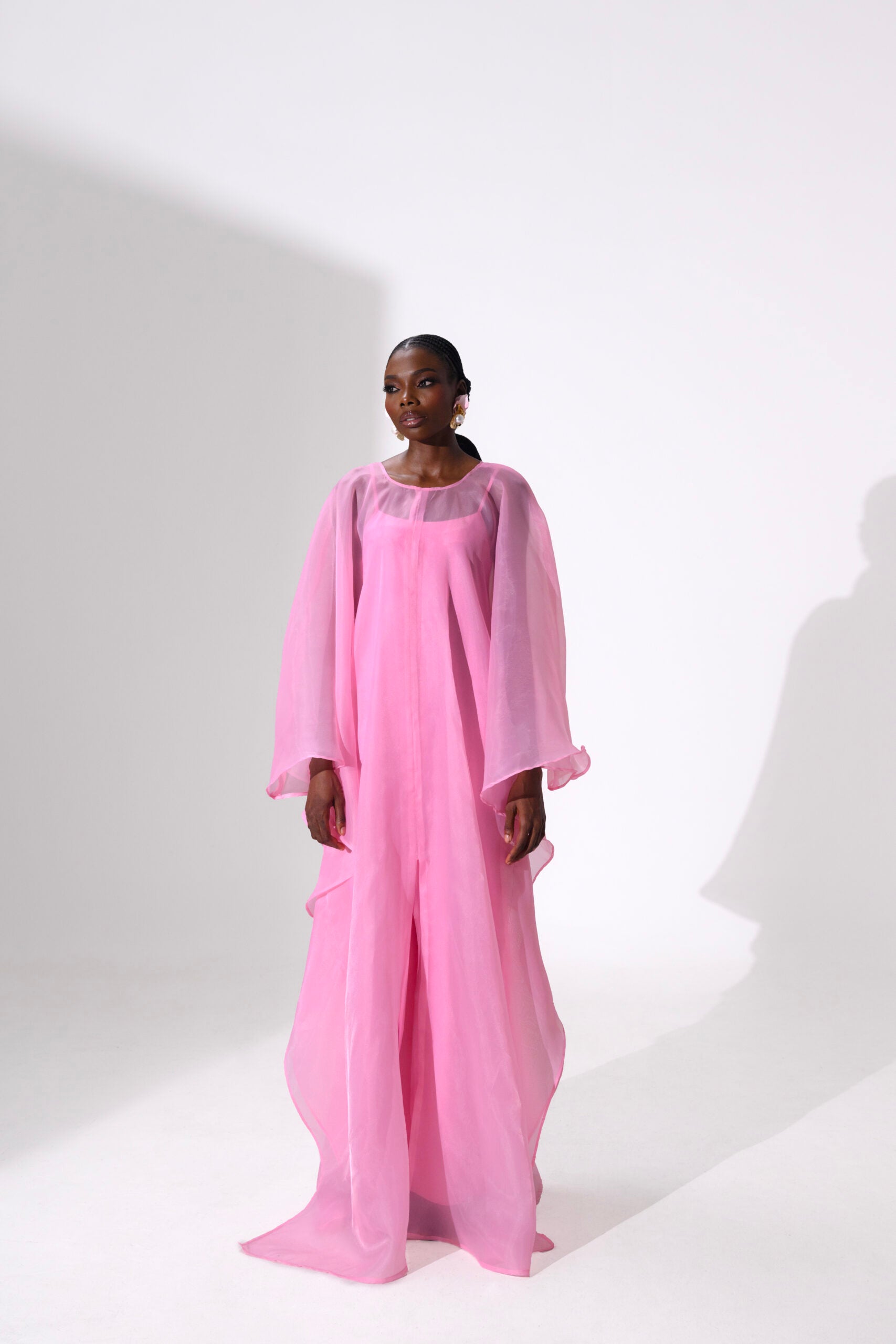 Flowy boubou dress for beach wedding outfits