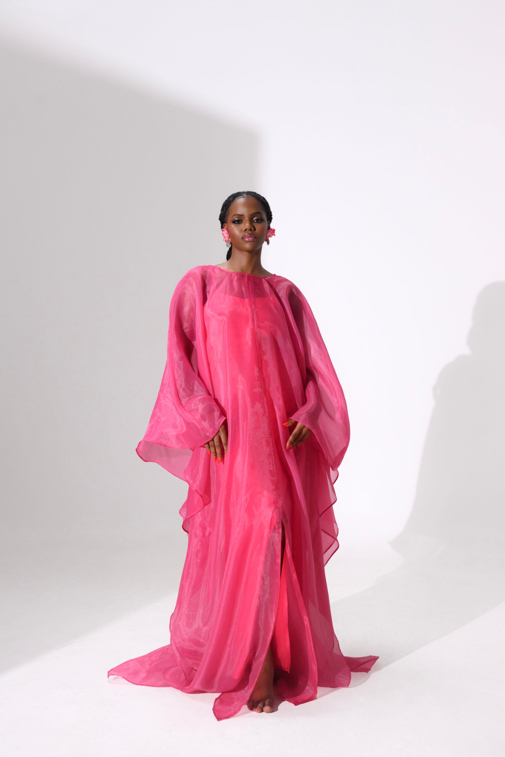 Flowy boubou dress for beach wedding outfits