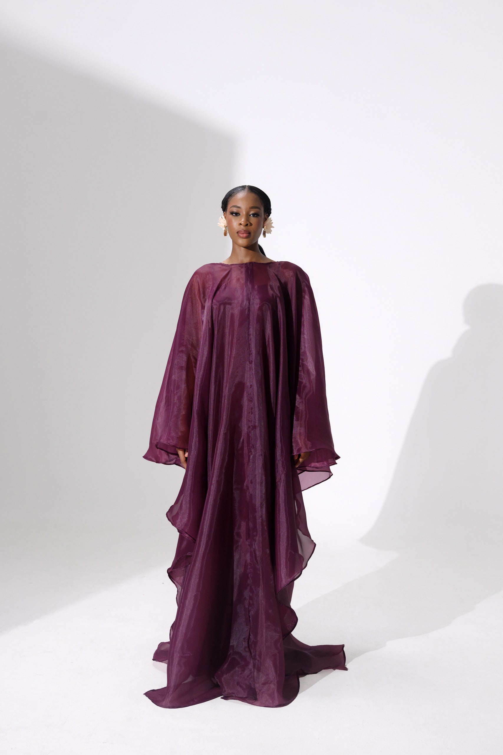Flowy boubou dress for beach wedding outfits