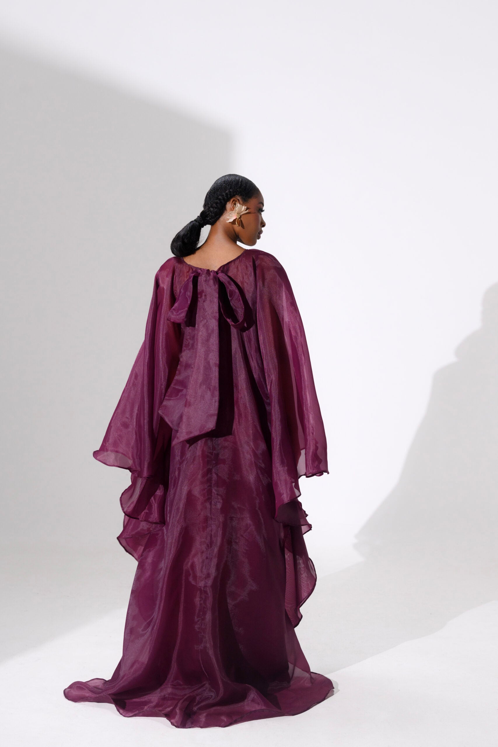 Flowy boubou dress for beach wedding outfits