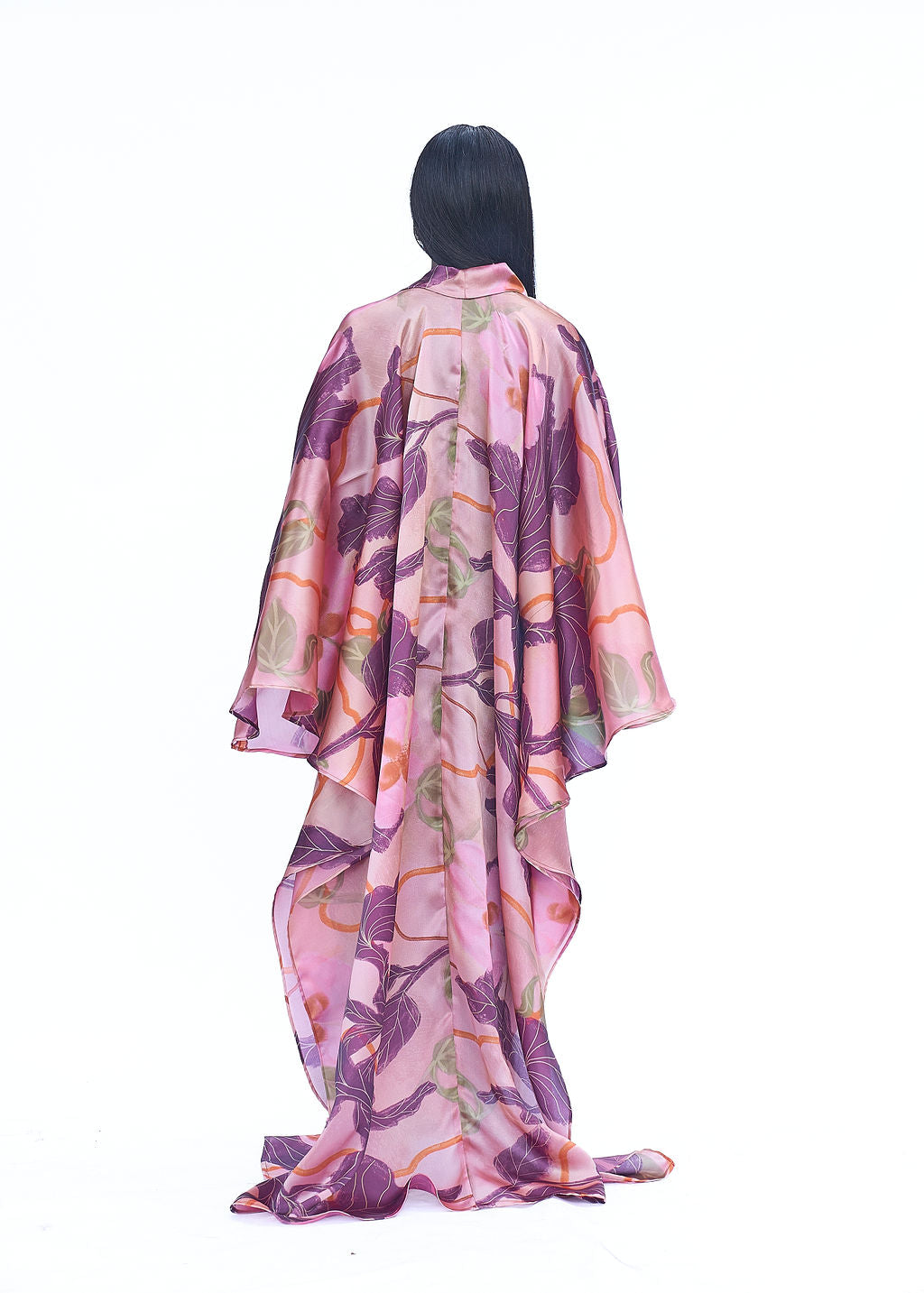 Boubou dress with high slit for beach weddings and vacations