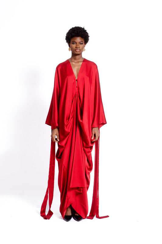 EVE DRAPED DRESS